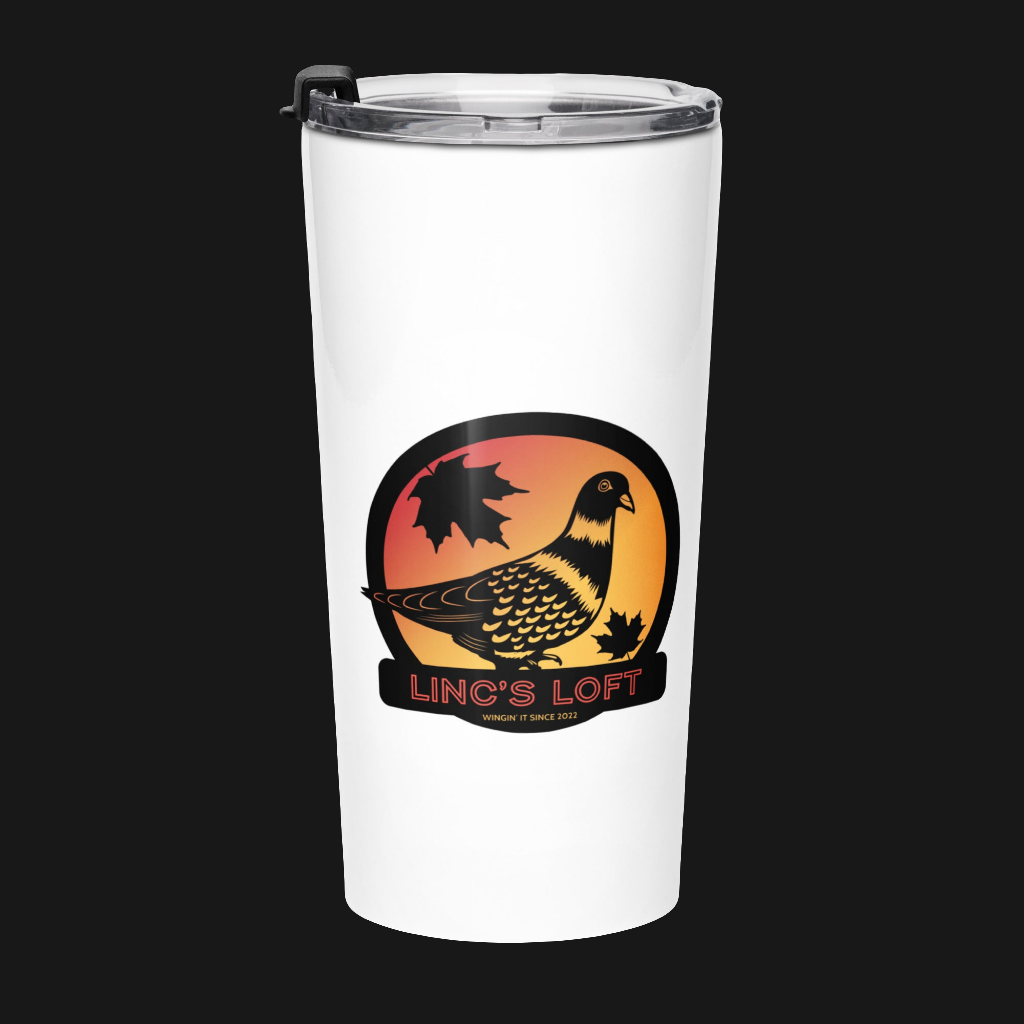 Tapered stainless steel tumbler